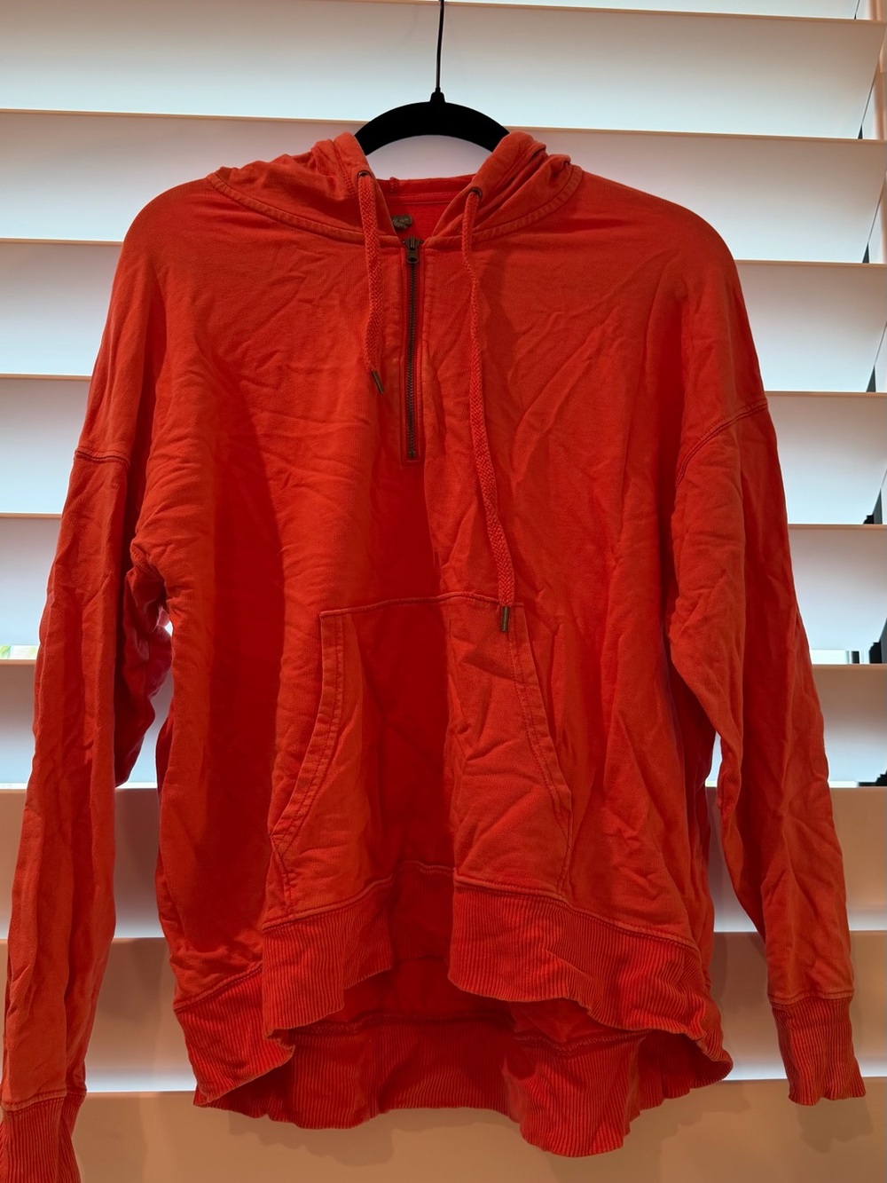 Casual Pink Coral zip up Pullover Hoodie